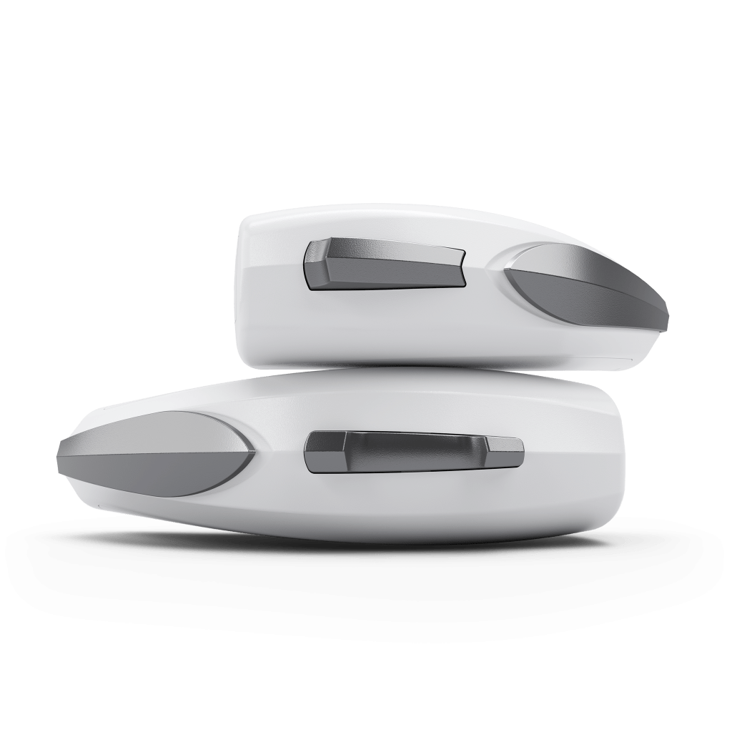 MRIS Hearing Aids White & Grey