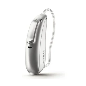 Phonak Marvel hearing aid on display