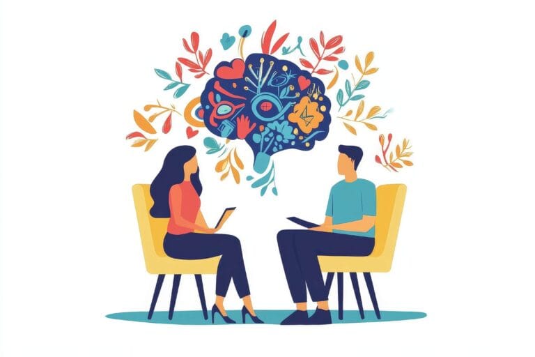 World wellbeing week illustration.