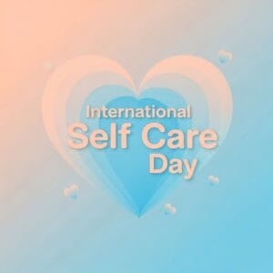 International self-care day poster