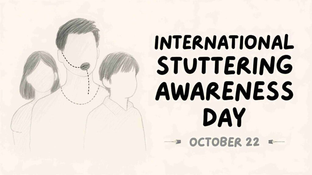 international stammering awareness day poster