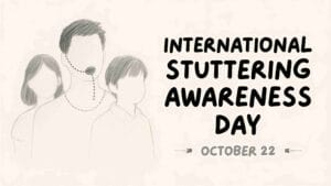 international stammering awareness day poster